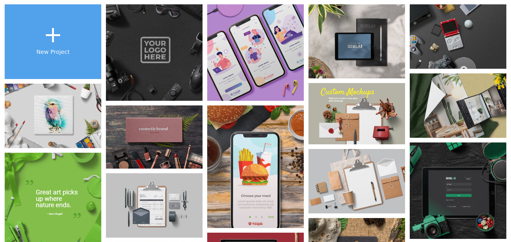 Introducing Mockup Design Templates | SceneLab - Online Mockups Made Easy